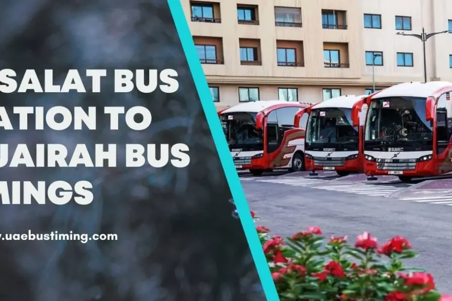 Etisalat Bus Station to Fujairah Bus Timings, Routes, Fares, Map & More