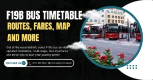F19b Bus Timetable, Routes, Fares, Map and More