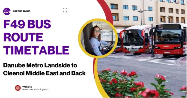 F49 Bus Route Timetable: Danube Metro Landside to Cleenol Middle East and Back