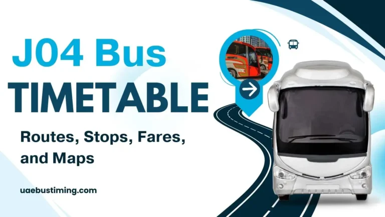 J04 Bus Timetable, Routes, Stops, Fares, and Maps