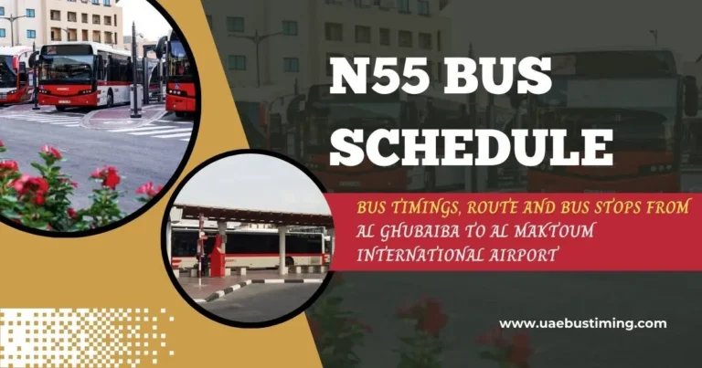 N55 Bus Schedule: Bus Timings, Route and Bus Stops