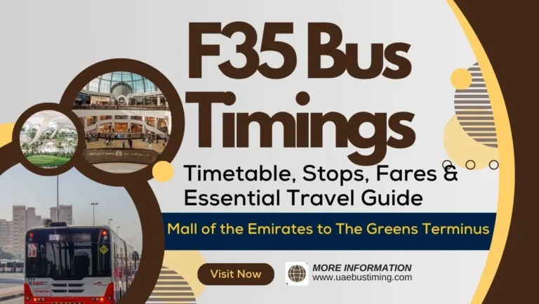 Dubai Bus F35 Route: Timetable, Stops, Fares & Essential Travel Guide