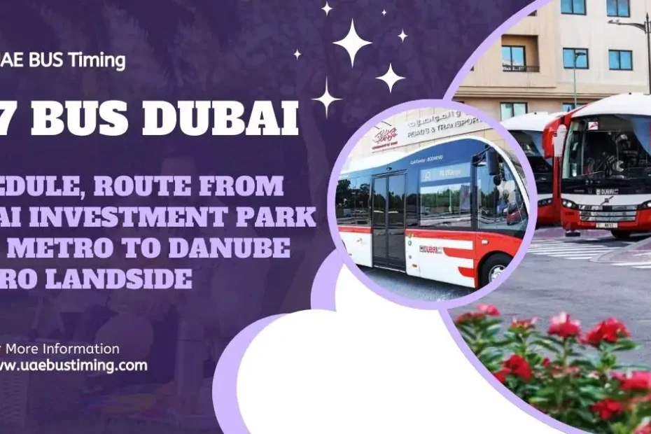 F47 Bus Dubai: Schedule, Route from Dubai Investment Park (DIP) Metro to Danube Metro Landside