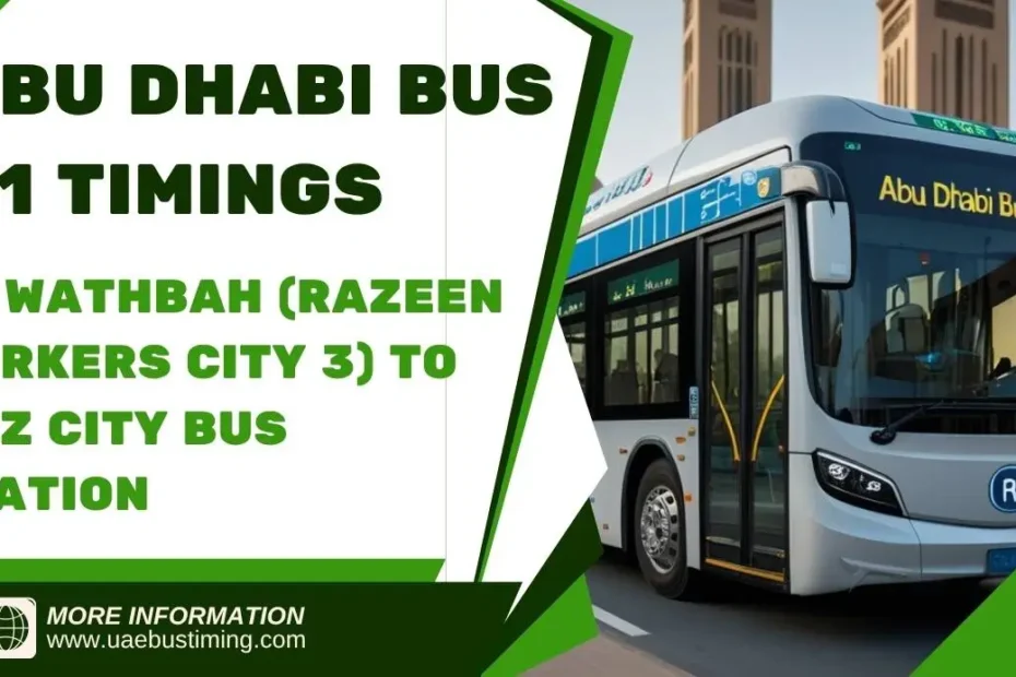 Abu Dhabi - UAE BUS Timing