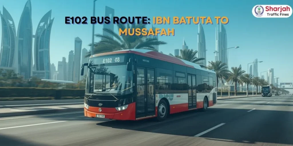 E102 Bus Route: Ibn Batuta to Mussafah