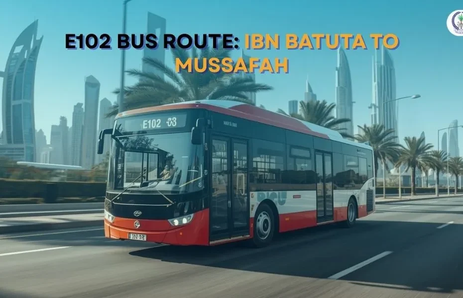 E102 Bus Route: Ibn Batuta to Mussafah