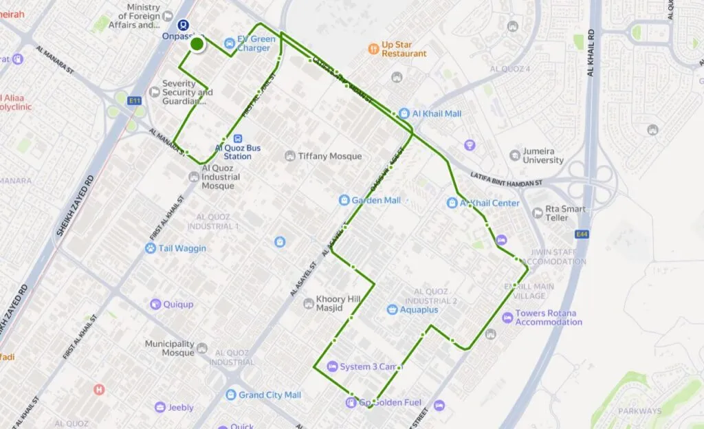 F15 Bus Route Map
