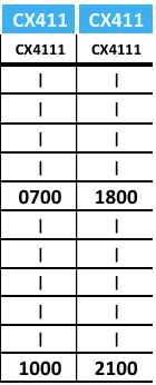 Abu Dhabi Bus CX411 Timetable from Ajman Bus Station