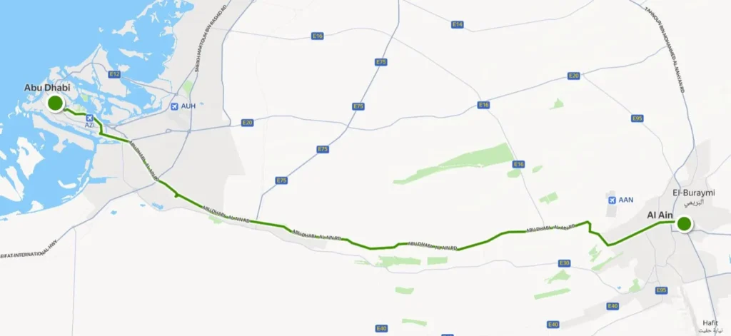 CX90 Bus Route Map