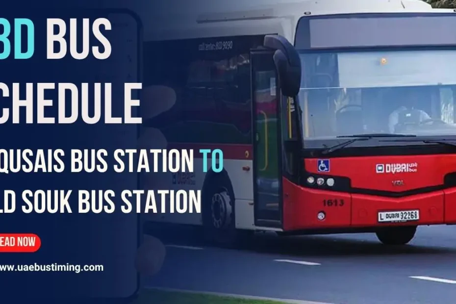 13D Bus Schedule From Qusais to Gold Souq Bus Station Route Details