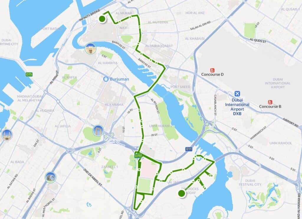 C4 Bus Route Map