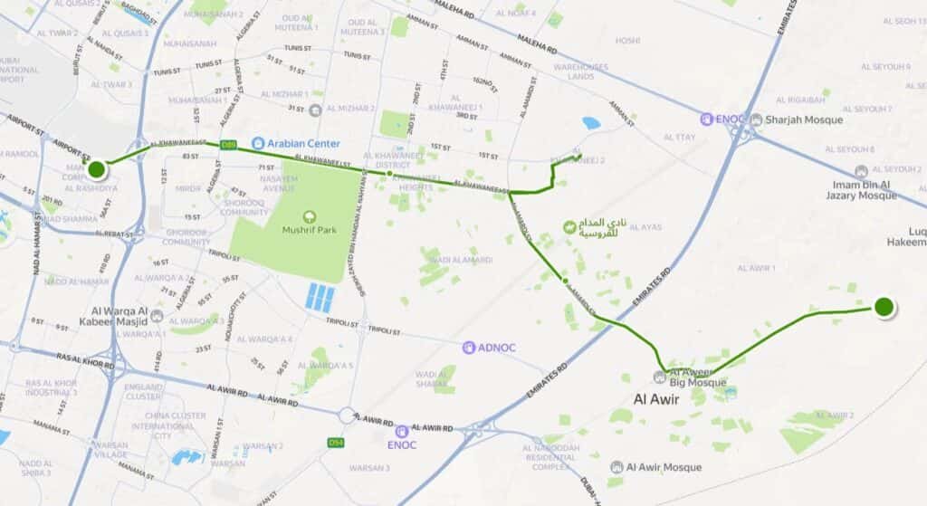 16 RTA Bus Route
