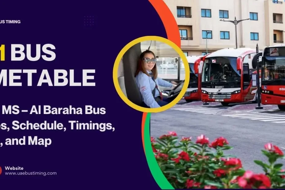 F01 Bus Timetable: Union MS – Al Baraha Bus Routes, Schedule, Timings, Stops, and Map