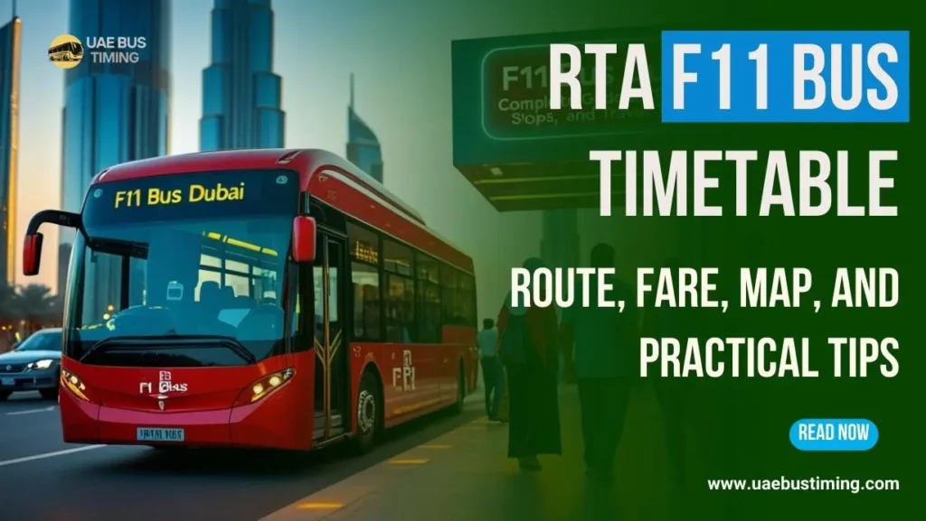 F11 Bus Timetable, Route, Fare, Map, and Practical Tips