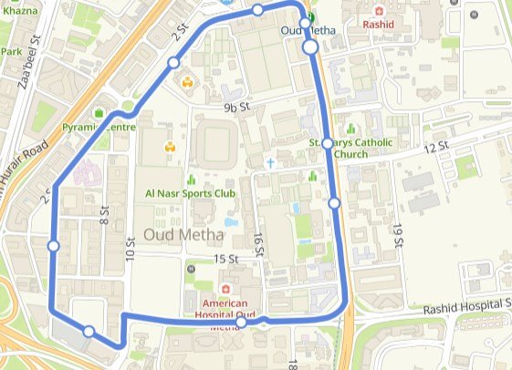 F18 Bus Route Map