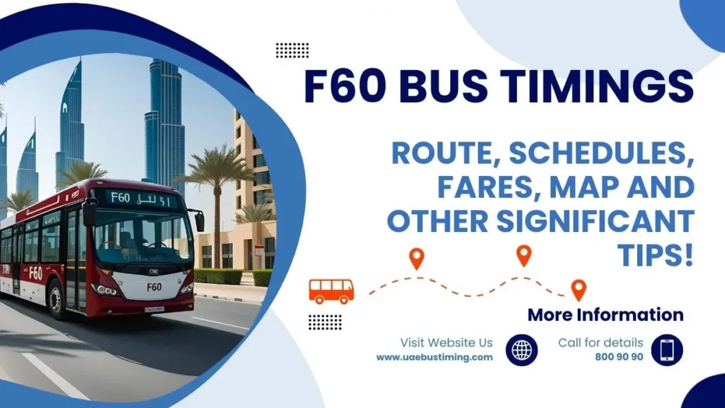 F60 Bus Timings, Route, Schedules, Fares, Map and Other Significant Tips!