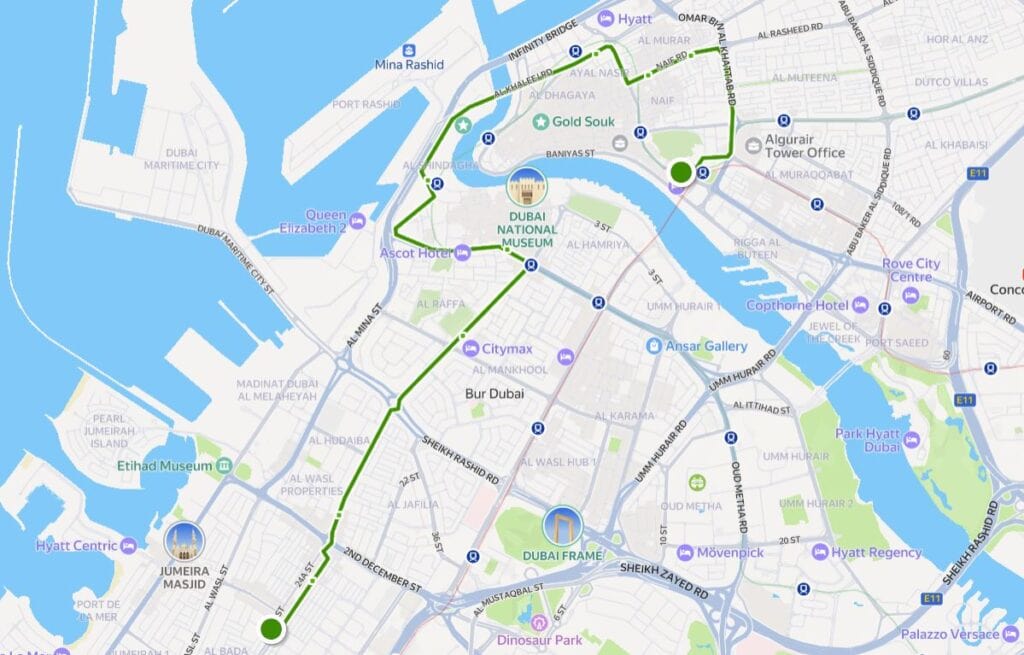 X02 Bus Route Map