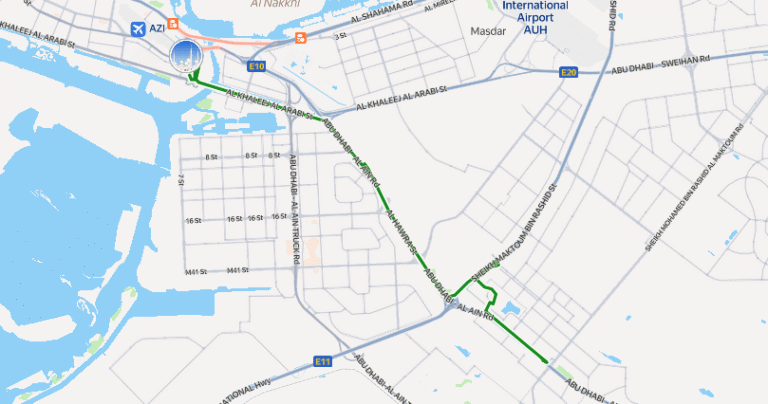 401 Bus Route Abu Dhabi: Souq to Sheikh Zayed Grand Mosque