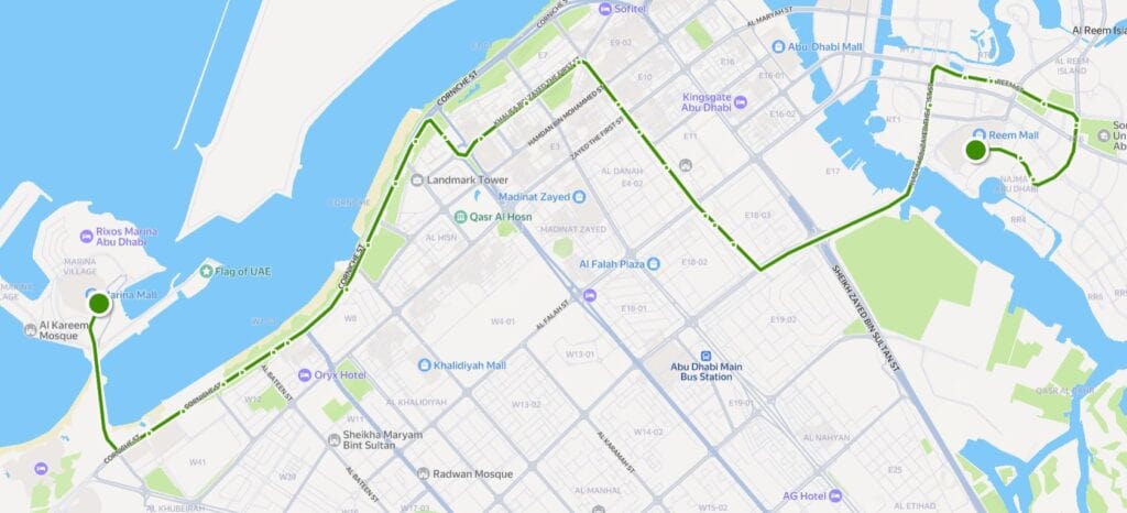 63 Bus Route Map
