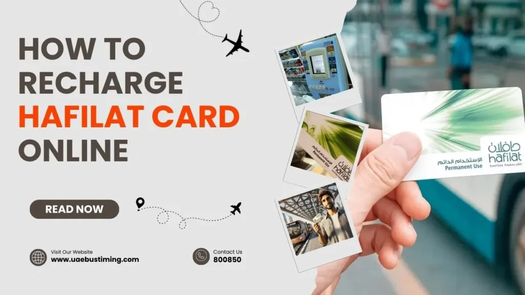 How to Recharge Hafilat Card Online | HAFILAT Card Recharge