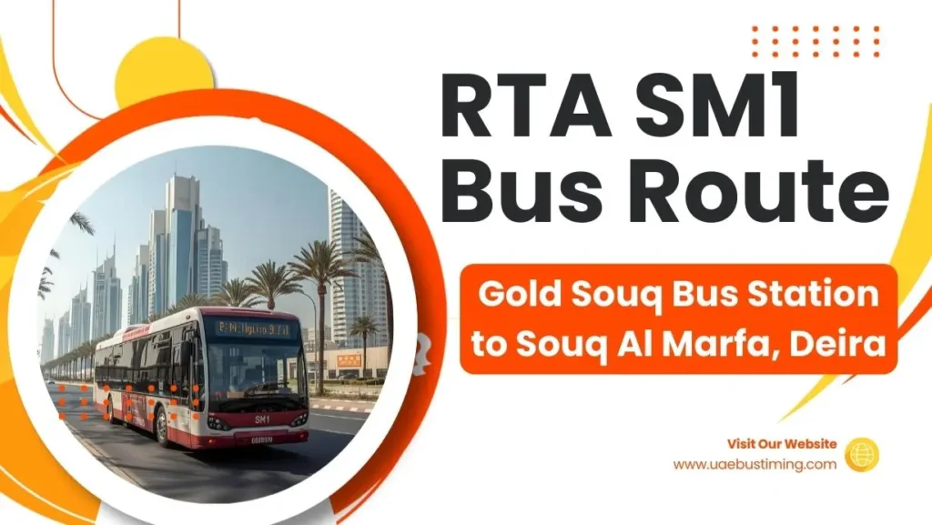 RTA SM1 Bus Route: Gold Souq Bus Station to Souq Al Marfa, Deira