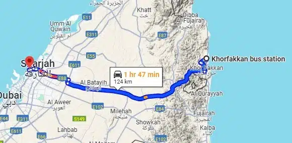 116 Bus Route Map