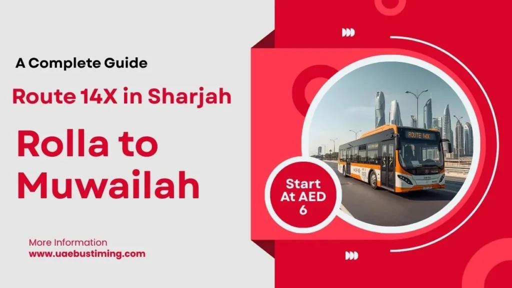 A Complete Guide to Route 14X in Sharjah from Rolla to Muwailah