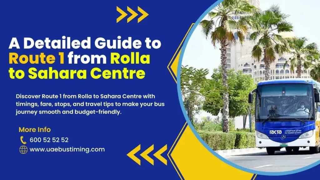 A Detailed Guide to Route 1 from Rolla to Sahara Centre