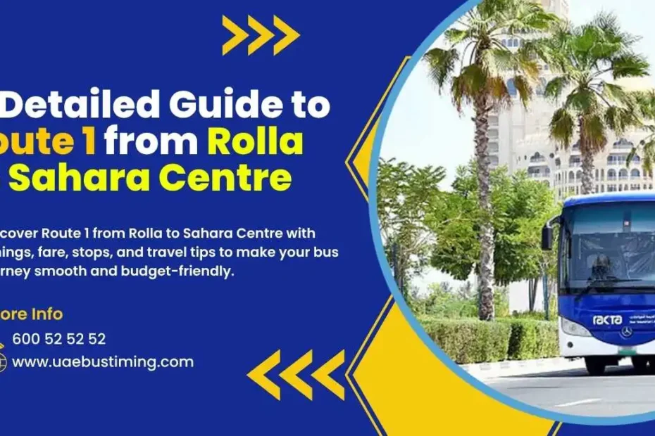 A Detailed Guide to Route 1 from Rolla to Sahara Centre