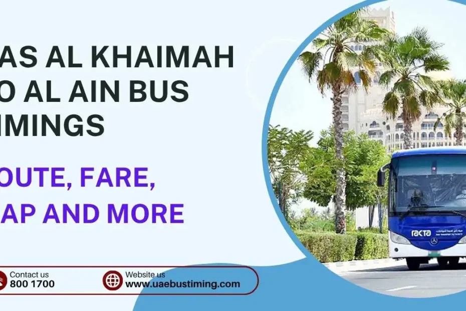 Ras Al Khaimah to Al Ain Bus Timings, Route, Fare, Map and More