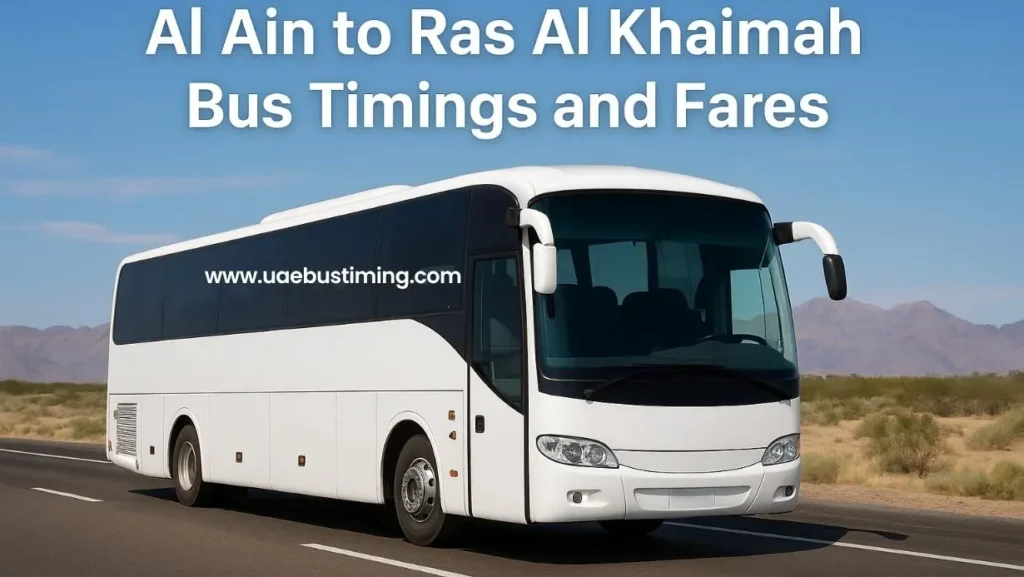 How to Travel from Al Ain to Ras Al Khaimah by Bus (A Detailed Guide)