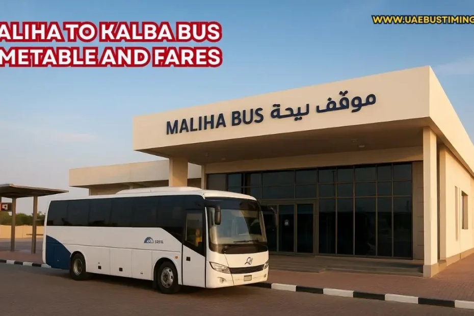 Maliha to Kalba Bus Timetable and Fares (Updated Guide)