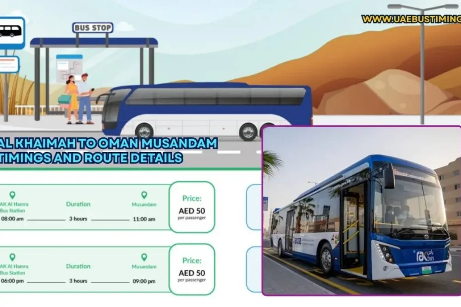 Ras Al Khaimah to Oman Musandam Bus Timings and Route Details
