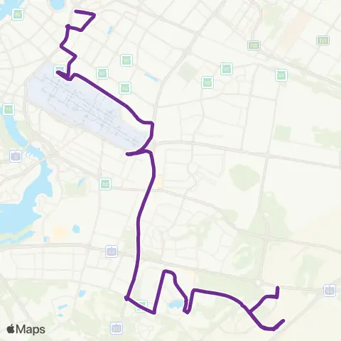 20A Bus Route Map