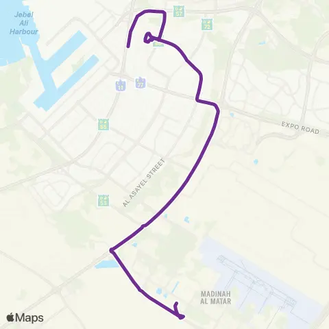 F56 Bus Route Map