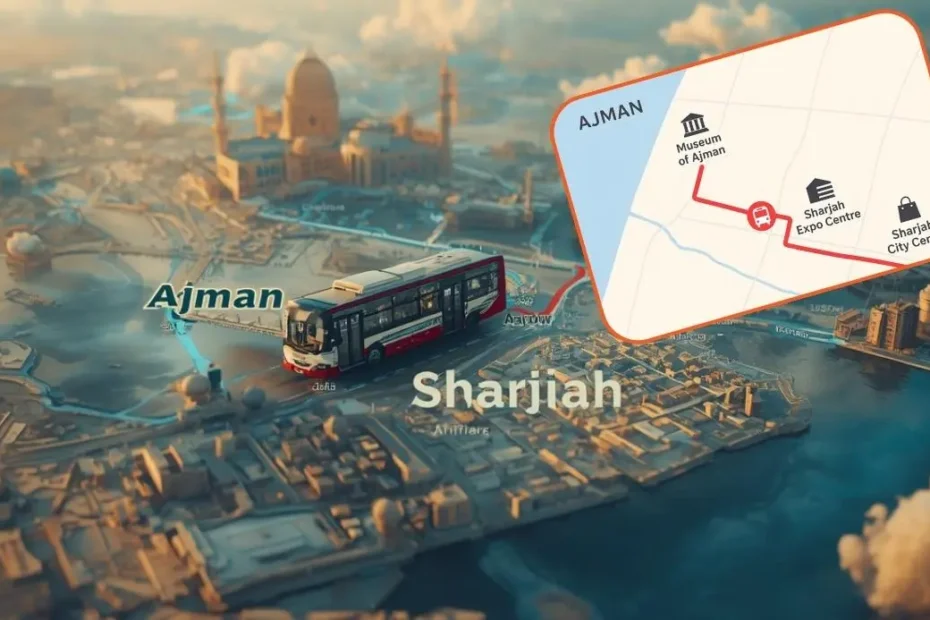 Ajman to Sharjah Bus Timings, Route and Fare