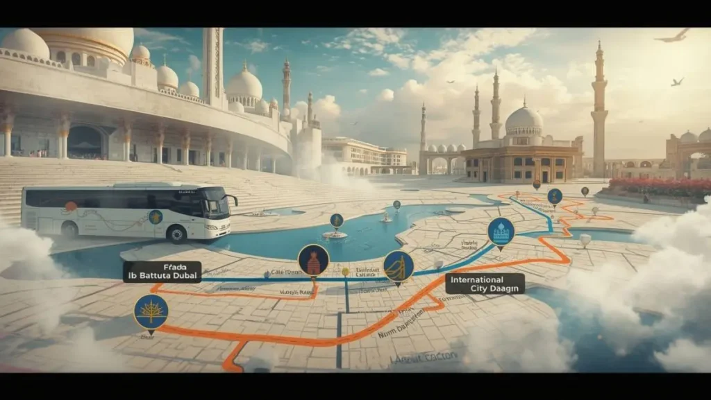 Ibn Battuta to International City Route Overview