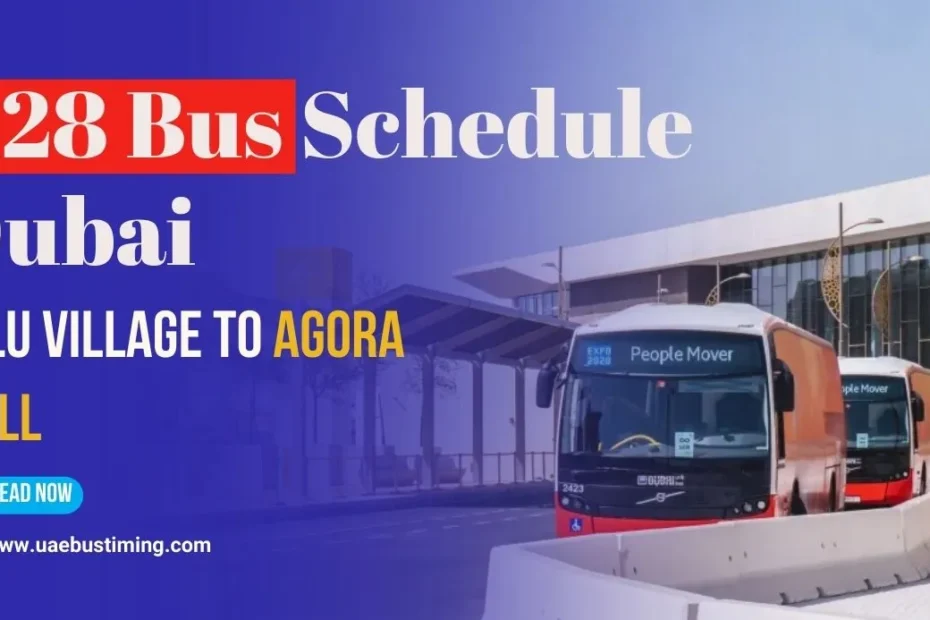 X28 Bus Schedule Dubai – Route, Timings & Stops