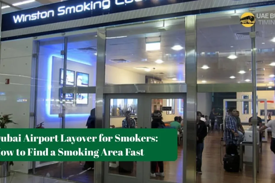Dubai Airport Layover for Smokers: How to Find a Smoking Area Fast