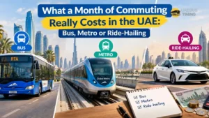 What a Month of Commuting Really Costs in the UAE: Bus, Metro or Ride-Hailing